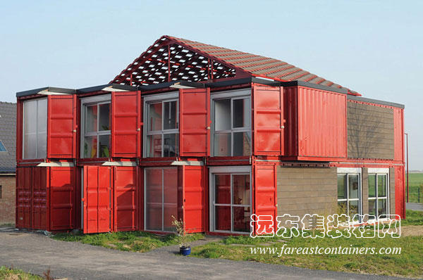 集裝箱豪華別墅,住人集裝箱活動(dòng)房屋,二手集裝箱貨柜
