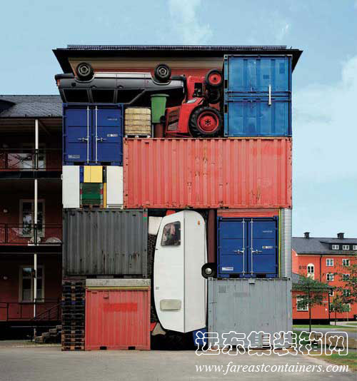 德國“集裝箱建筑展”,住人集裝箱活動(dòng)房屋,二手集裝箱