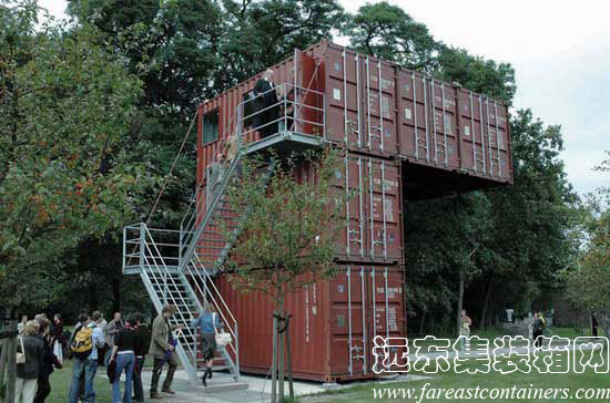德國“集裝箱建筑展”,住人集裝箱活動(dòng)房屋,二手集裝箱