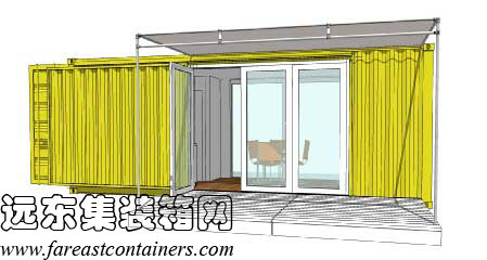 Sunset Idea House 的建筑設計圖,集裝箱活動(dòng)房,住人集裝箱房屋,二手集裝箱