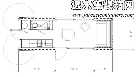 Sunset Idea House 的建筑設計圖,集裝箱活動(dòng)房,住人集裝箱房屋,二手集裝箱