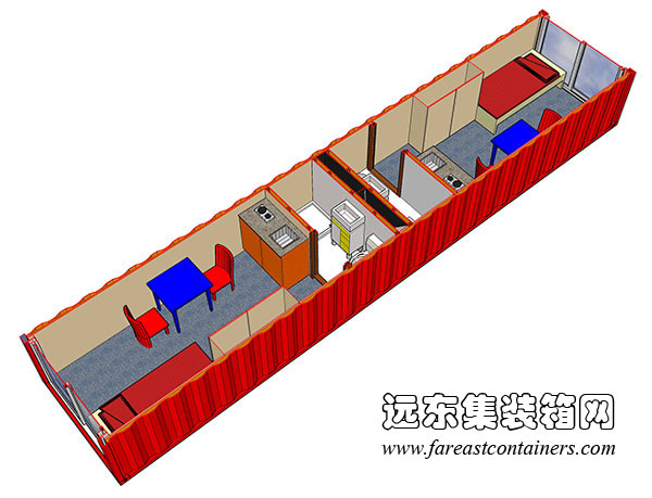 Tempohousing 對單個(gè)集裝箱的其他利用方式,集裝箱房屋,集裝箱建筑,集裝箱住宅,集裝箱活動(dòng)房,住人集裝箱