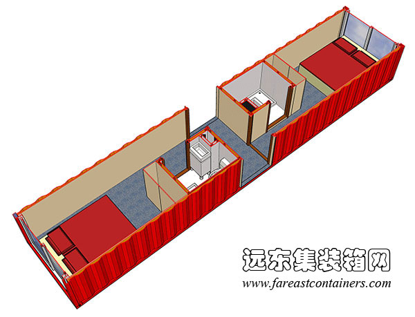 Tempohousing 對單個(gè)集裝箱的其他利用方式,集裝箱房屋,集裝箱建筑,集裝箱住宅,集裝箱活動(dòng)房,住人集裝箱