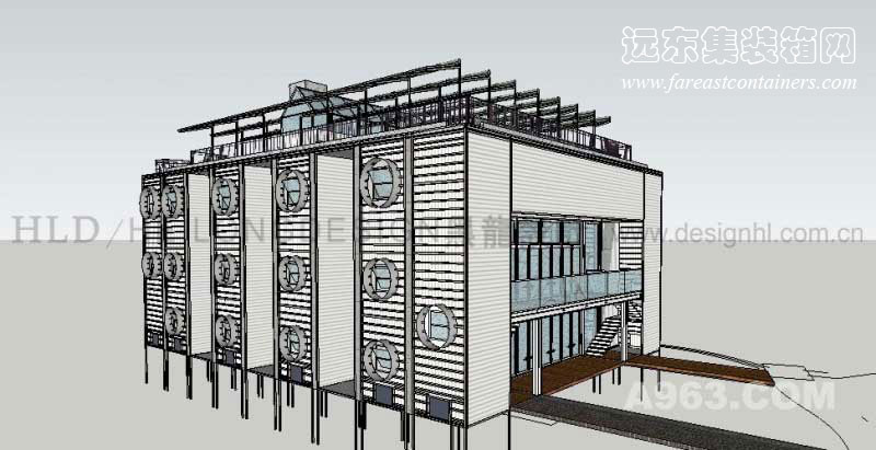 萬(wàn)科東莞會(huì )館,集裝箱房屋,集裝箱建筑,集裝箱住宅,集裝箱活動(dòng)房,住人集裝箱