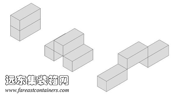 角柱對齊的疊放方式,集裝箱房屋,集裝箱建筑,集裝箱住宅,集裝箱活動(dòng)房,住人集裝箱