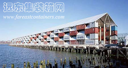 坂茂設計的紐約 Nomadic Museum,集裝箱房屋,集裝箱建筑,集裝箱住宅,集裝箱活動(dòng)房,住人集裝箱