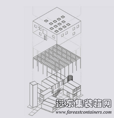 由 Han Slawik 設計的 Bed By Night,集裝箱房屋,集裝箱建筑,集裝箱住宅,集裝箱活動(dòng)房,住人集裝箱