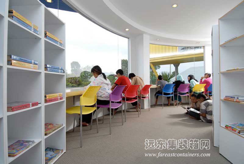 Contertainer項目AMIN集裝箱圖書(shū)館,集裝箱建筑,集裝箱房屋,集裝箱住宅,集裝箱活動(dòng)房