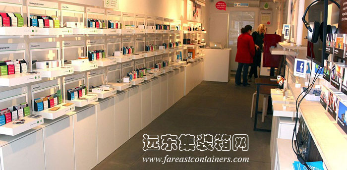 BOXPARK shoreditch 盒子公園集裝箱購物中心的網(wǎng)絡(luò )打印店